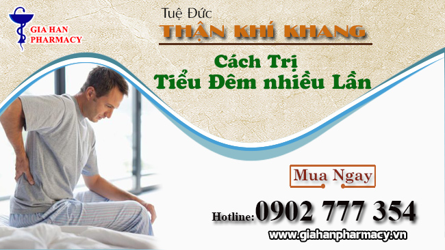 cách trị đi tiểu đêm nhiều lần