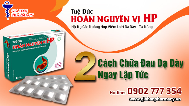 cách chữa đau dạ dày ngay lập tức