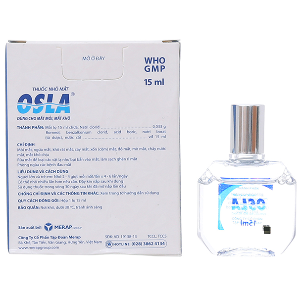 Thuốc Nhỏ Mắt OSLA