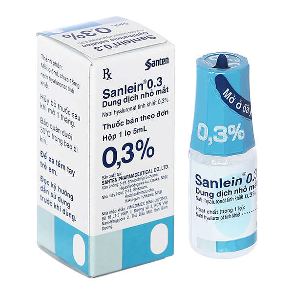 Thuốc Nhỏ Mắt Sanlein 0.3%