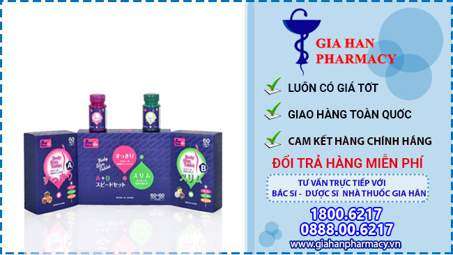 viên uống giảm cân nhật bản A+B