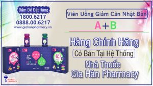viên uống giảm cân nhật bản A+B