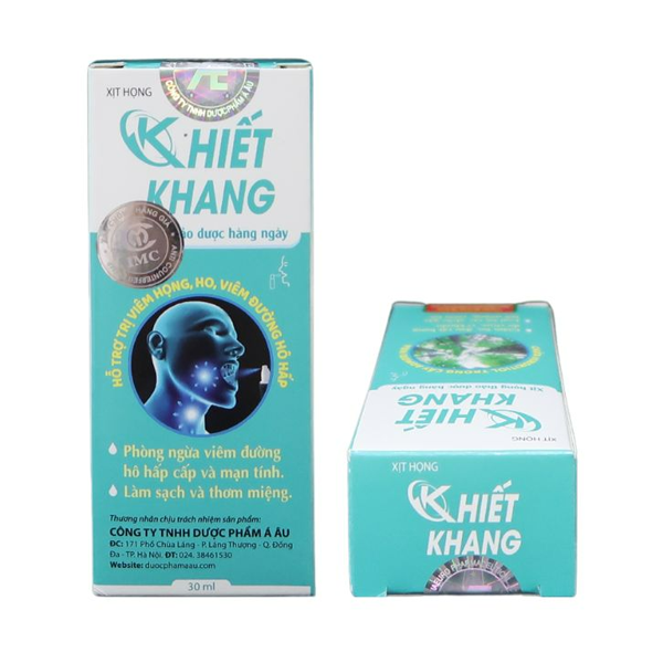 Dung Dịch Xịt Miệng Họng Khiết Khang
