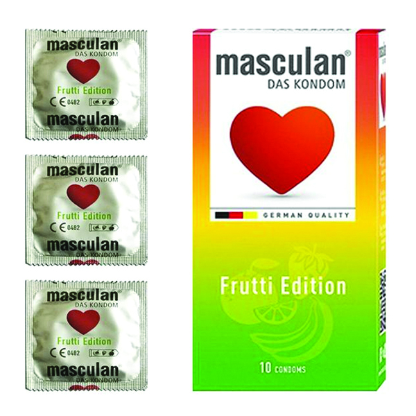 Bao Cao Su Masculan Frutti Edition Hộp 10 Bao