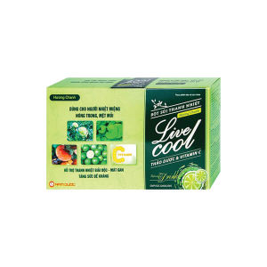 Bột Sủi Thanh Nhiệt Hương Chanh Live Cool