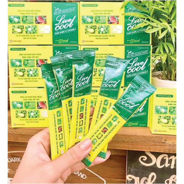 Bột Sủi Thanh Nhiệt Hương Dưa Gang Live Cool