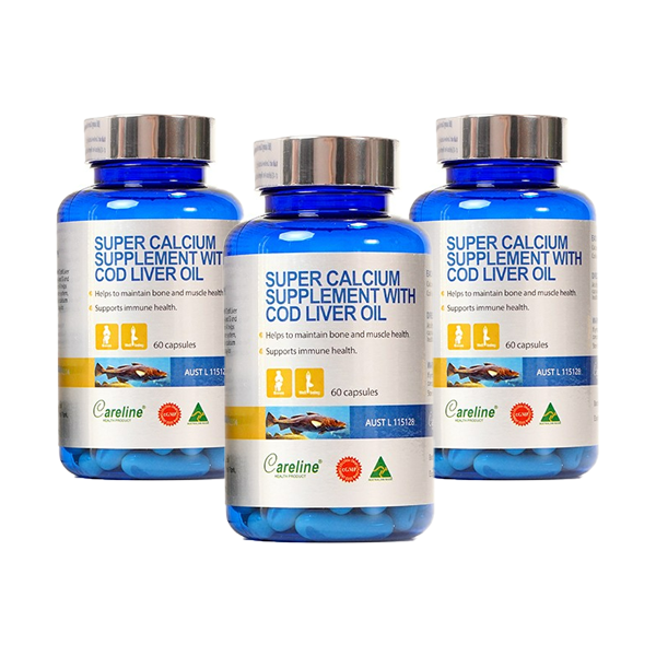 Careline Super Calcium Supplement With Cod Liver Oil