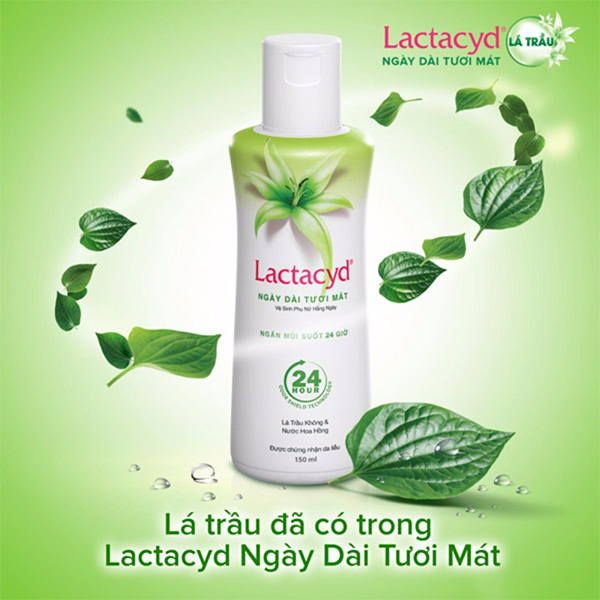 Dung Dịch Vệ Sinh Lactacyd Trầu Không & Nước Hoa Hồng 150ml