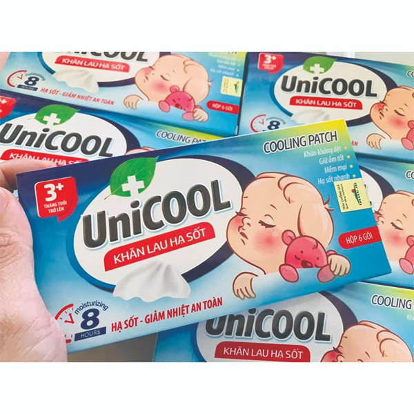 Khăn Lau Hạ Sốt UniCool
