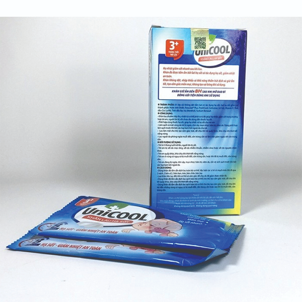 Khăn Lau Hạ Sốt UniCool