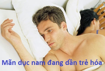 Mãn dục nam đang dần trẻ hóa