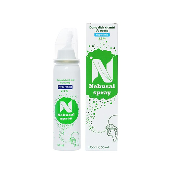 Dung Dịch Xịt Mũi Ưu Trương Nebusal Spray 2.3%