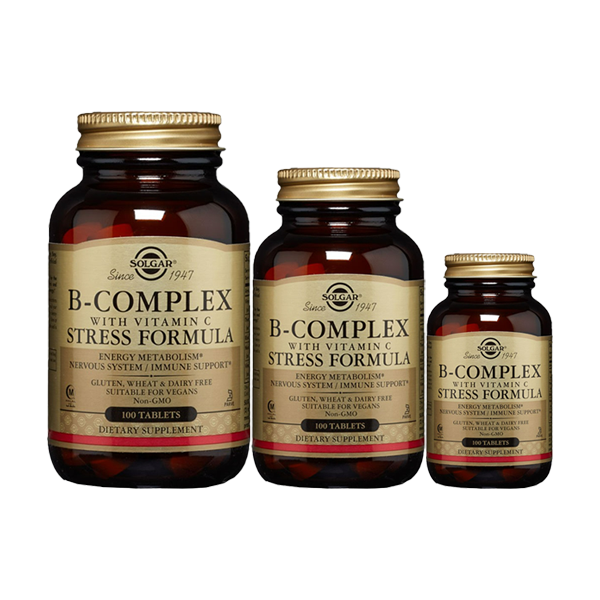 Solgar B Complex With Vitamin C Stress Formula