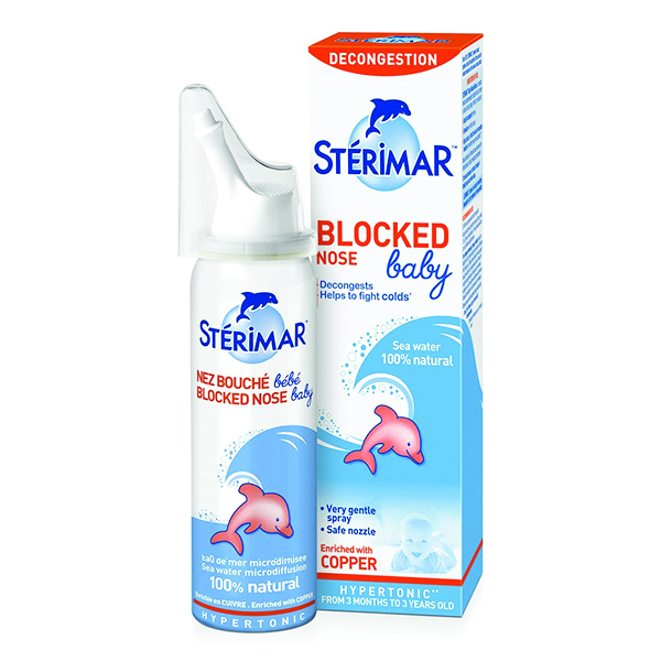 Dung Dịch Xịt Mũi Sterimar Blocked Nose Hygiene Baby
