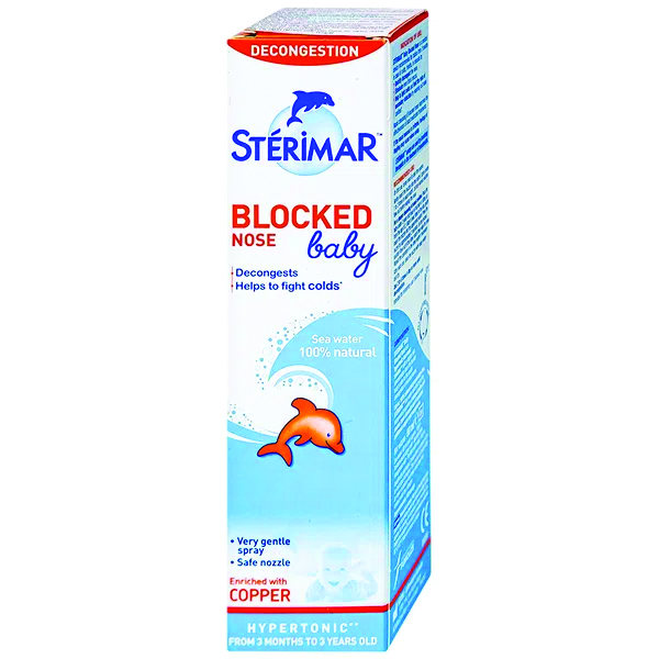 Dung Dịch Xịt Mũi Sterimar Blocked Nose Hygiene Baby