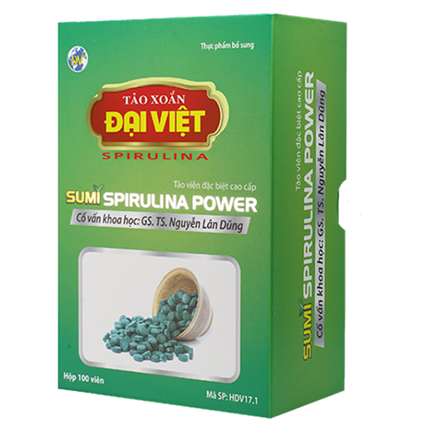 Tảo Xoắn Spirulina ĐẠI VIỆT Sumi Spirulina Power