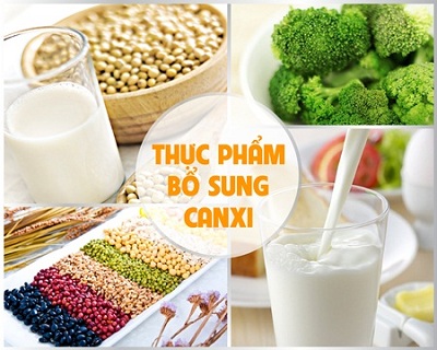 Bổ sung thực phẩm giàu canxi