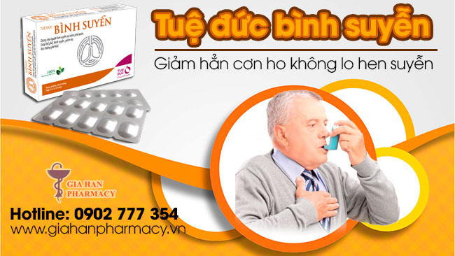 thuốc điều trị bệnh hen suyễn
