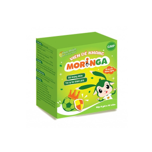 Viên Đề Kháng Moringa Vị Socola - Hỗ Trợ Tăng Sức Đề Kháng