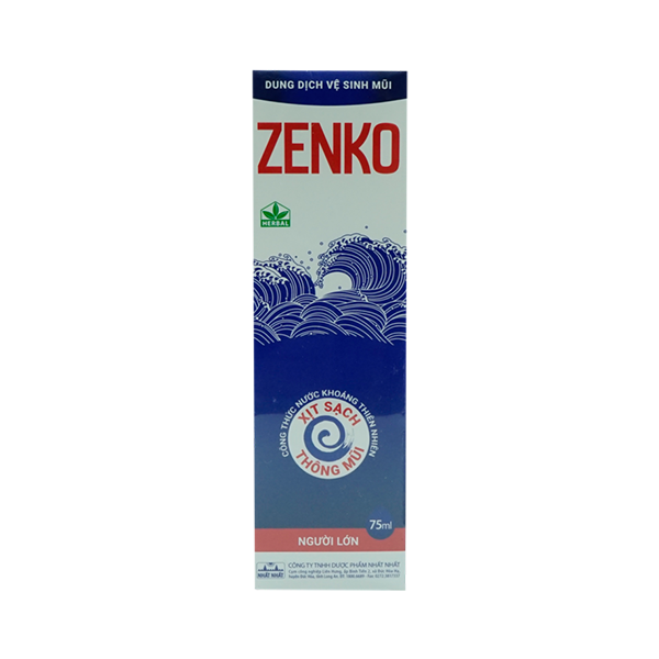 Dung Dịch Vệ Sinh Mũi Zenko Người Lớn