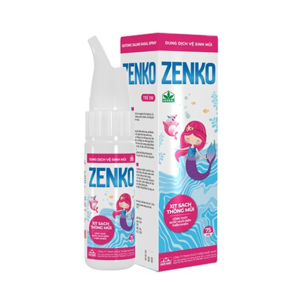 Dung Dịch Vệ Sinh Mũi Zenko Trẻ Em