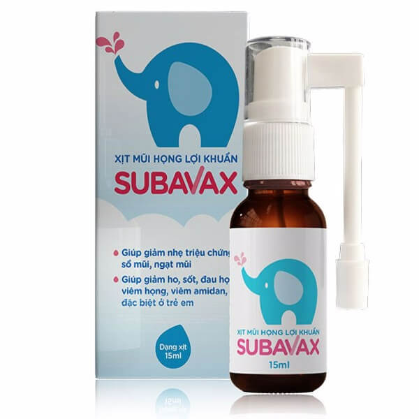 Subavax là loại thuốc xịt mũi điều trị những vấn đề gì liên quan đến đường hô hấp?
