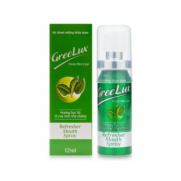 Xịt Thơm Miệng Thảo Dược GreeLux Fresh Mint Cool 