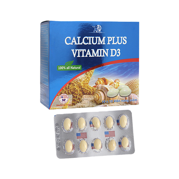 Viên Uống Calcium Plus Vitamin D3