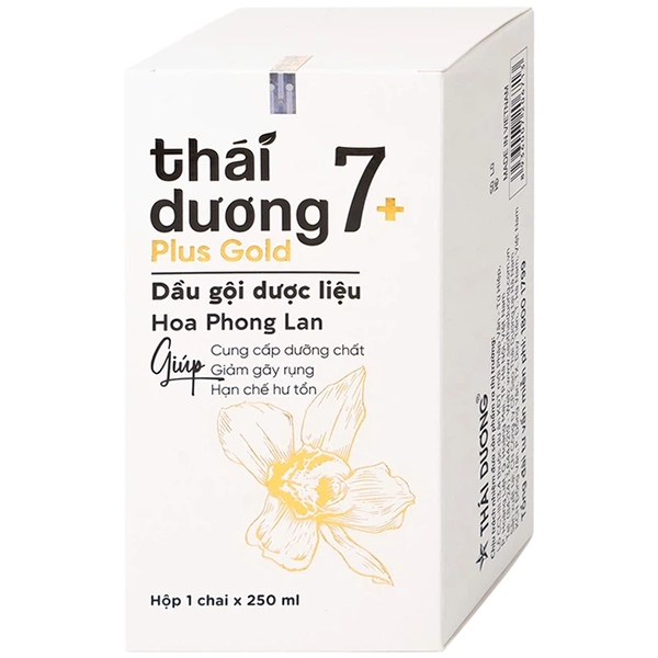 Dầu gội dược liệu Thái Dương 7 Plus Gold Hoa Phong Lan