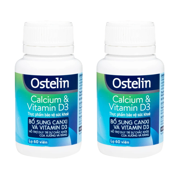 Ostelin Calcium Vitamin D3 tăng cường hấp thụ canxi