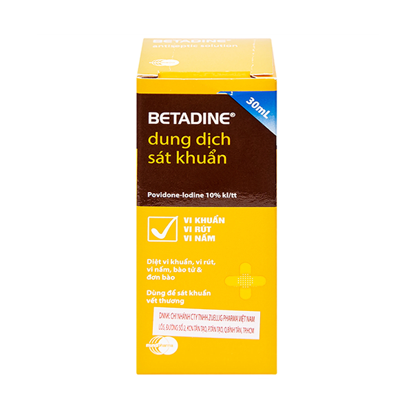 Dung dịch sát khuẩn Betadine Antiseptic Solution